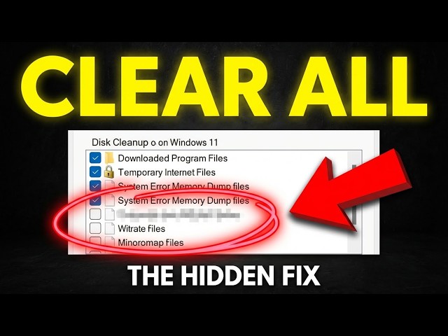 Make Windows 11 Faster in Minutes (Full Cache Cleanup)