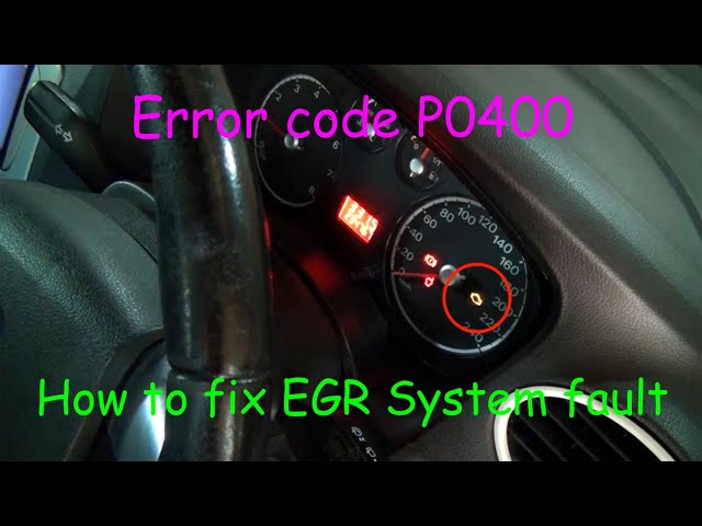 Ford Focus Mk2, Error Code P0400, How to fix EGR Valve fault.