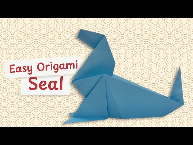 Easy Origami Seal Tutorial 🦭 Step-by-Step Instructions