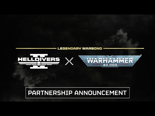 HELLDIVERS™ 2 x WARHAMMER 40,000 Partnership Announcement