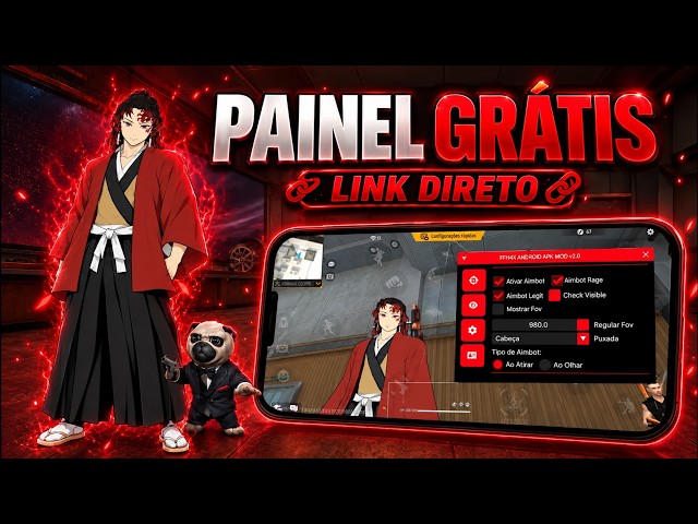 XIT FF ATUALIZADO 2026! PAINEL FFH4X ANDROID / IPHONE + PROXY GRÁTIS 100% HS LINK DIRETO ✅