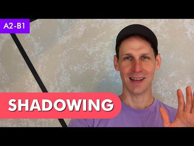 Record Yourself and Improve Your English - Shadowing Practice Live