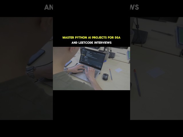 Crack Coding Interviews With Python AI And DSA Practice #shorts #python #ai #dsa #learning #code