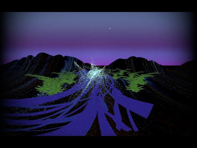 Study 98 - "Cascade" - VR180 4K 3D Stereoscopic Visual Music
