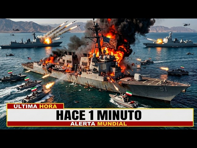 2 Destructores Chinos Tipo 052D APUNTAN a un Destructor de EE.UU. — Los Últimos 3 Minutos