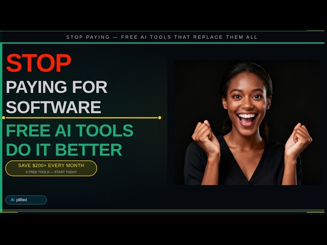 Free AI Tools Replacing Expensive Software — Save $200+ Every Month