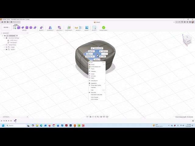 Autodesk Fusion Interface 2026