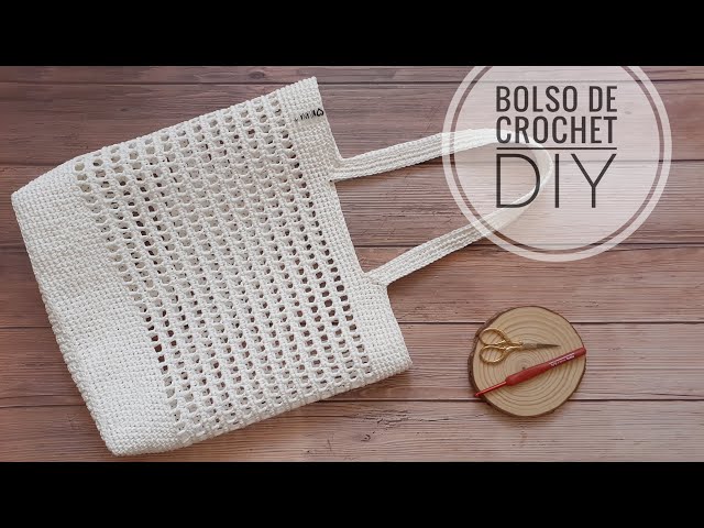 Bolso de ganchillo (crochet) fácil, bolso de verano, playa. Tutorial paso a paso. DIY handmade