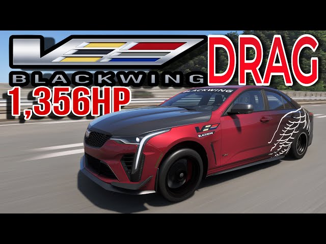  FORZA HORIZON 6 - 1,356HP CADILLAC BLACKWING DESTROYS THE DRAG STRIP!