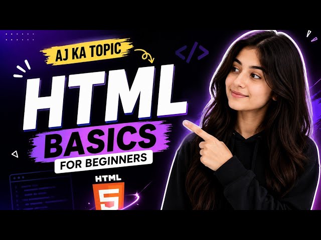HTML Basics for Beginners | Learn HTML from Scratch | Web Development #HTML