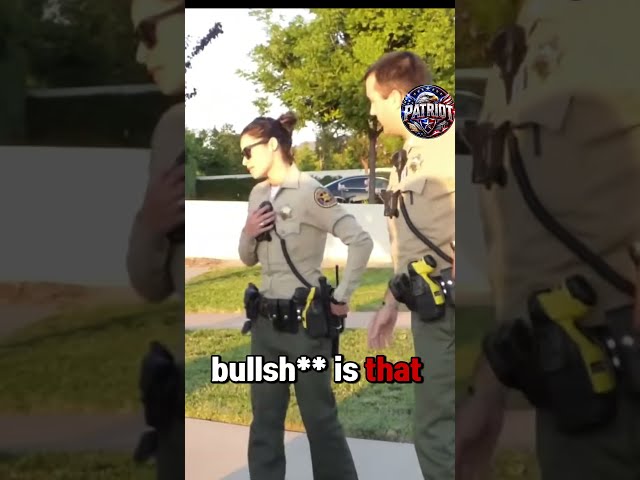 Best Walk of Shame Ever After Tyrant Demands ID Unlawfully