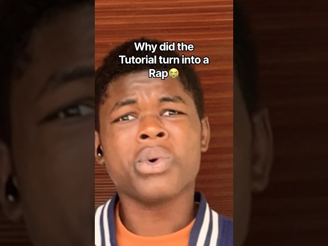 YouTube cooking tutorial turns into a rap 😂💀