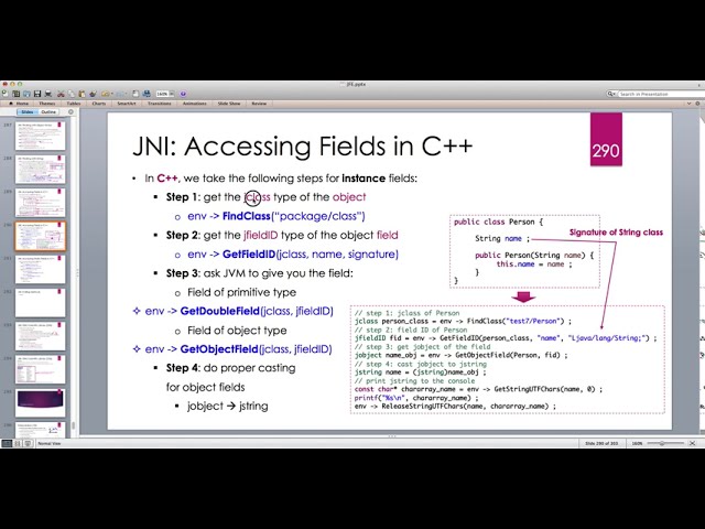 Java Native Interface (JNI) in depth -- Part 17: Accessing Instance Fields of Java Objects in C++