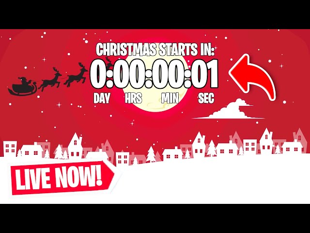 CHRISTMAS🎅COUNTDOWN LIVE🔴 24/7 & How Long Till Christmas 2025!?