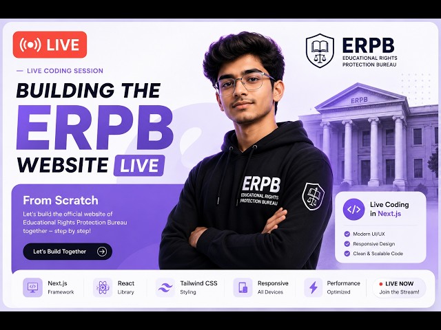 🚀 Building the ERPB Website LIVE | From Scratch
