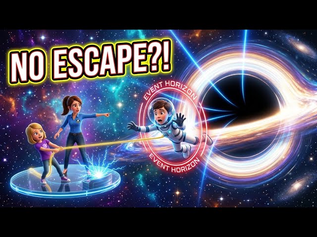 What Happens If You Fall Into A Black Hole? 🕳️ (The Noodle Effect!) | @PlutoScienceClass 