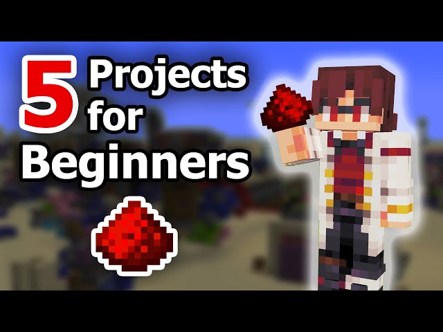 5 Redstone Projects for Beginners!