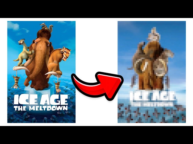 I Turned Famous Animated Movie Posters into Super Realistic Posters 