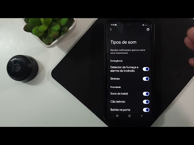 How to enable doorbell sound alerts on the Samsung Galaxy 27