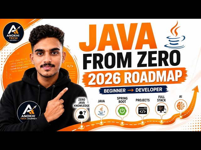 How I Would Learn Java in 2026 If I Started From Zero 🚀 | Java Roadmap