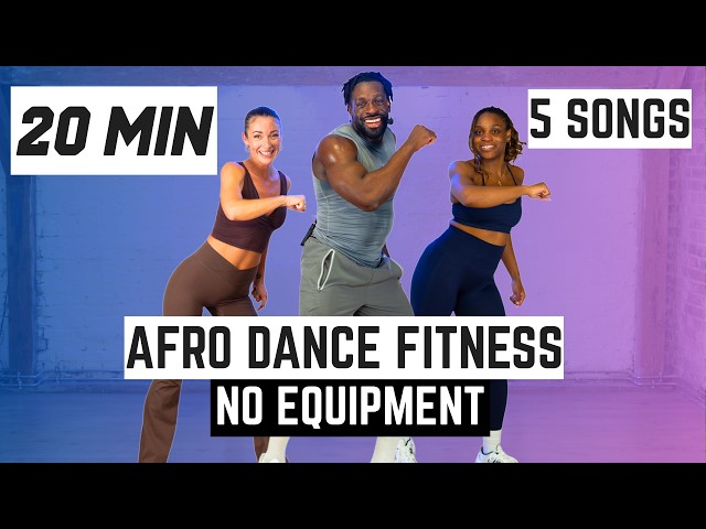 20 Min Afro Dance Fitness Workout | No Equipment Full Body | Burn Calories Fast | Afroletics EP.13