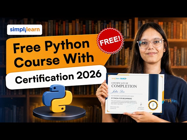 Free Python Course With Certification 2026 | Learn Python Online For Free | SkillUp | Simplilearn