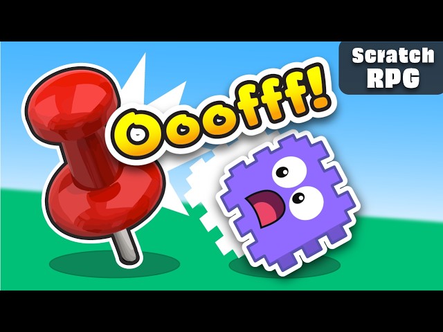 Collision Pins? 💥📌 Now that's clever! 🐱 Scratch RPG #7