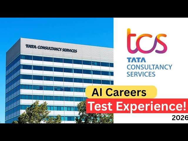 TCS AI Careers 2026 | Online Test Experience | Stage 1 | Full Details!