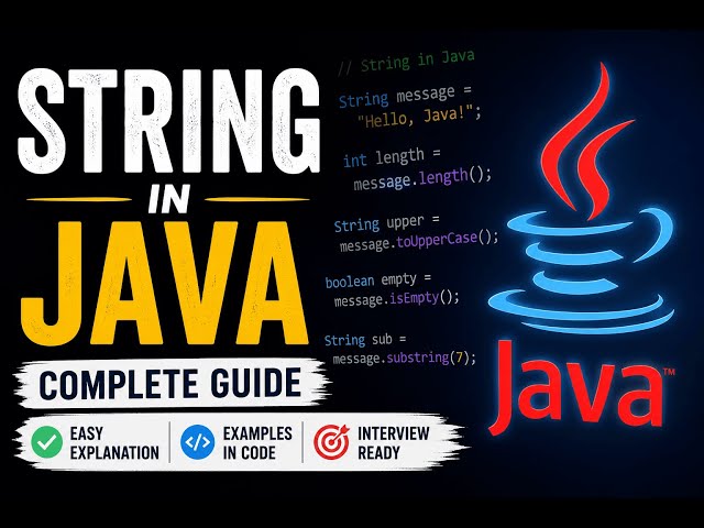 Strings -- JAVA