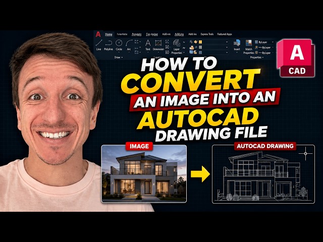 How To Convert An Image Into An AutoCAD Drawing File (2026)