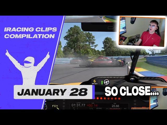 January 28 | iRacing Clips Compilation
