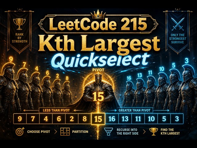 lc 215 kth largest element in an array final premium