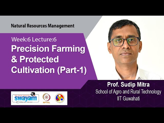Lec 38: Precision Farming & Protected Cultivation (Part-1)