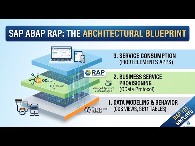 SAP ABAP RAP Architecture Explained | RESTful Application Programming
