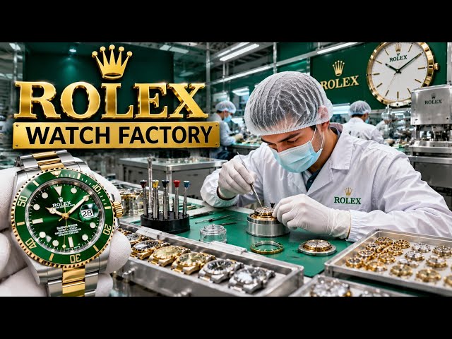 Inside a Rolex Watch Factory | How Luxury Watches Are Made