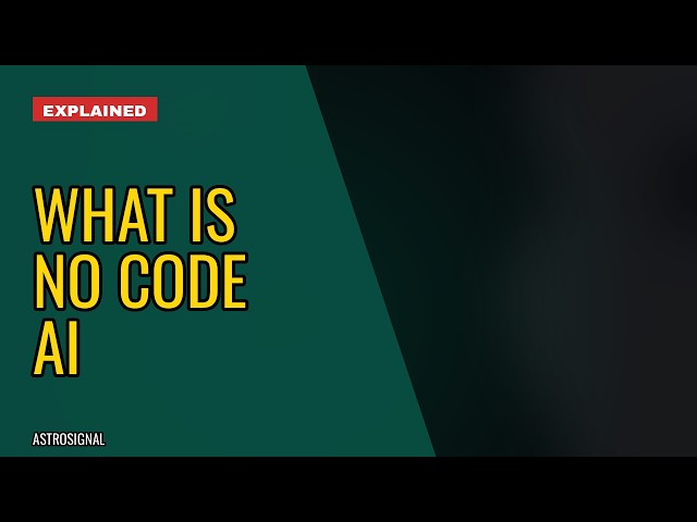 What is No Code AI in 2026