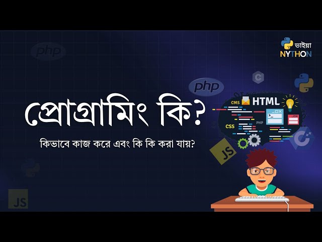 প্রোগ্রামিং কি? কিভাবে কাজ করে ? এটি দিয়ে কি কি করা যায়? Core Concept of programming । Nython Vaiaa