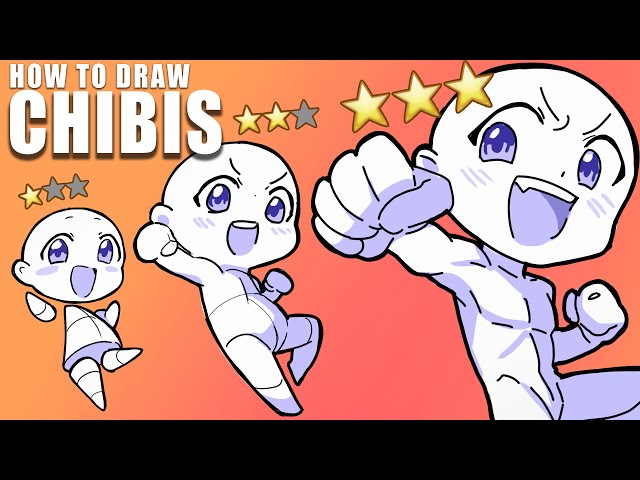 How to Draw 3 Types of Chibis