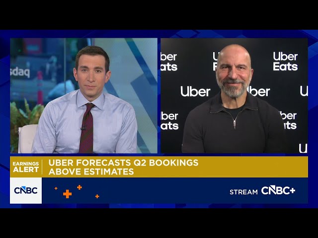 Uber CEO Dara Khosrowshahi on Q1 results: We're building for the long term here