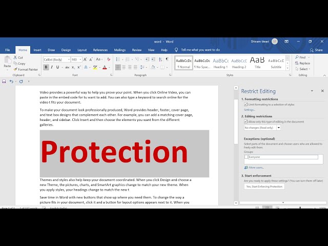 How to Protect your document with Password@COMPUTEREXCELSOLUTION