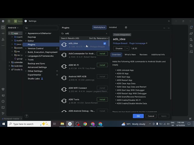 Control Android App From PC Using ADB Plugin Android Studio 2026