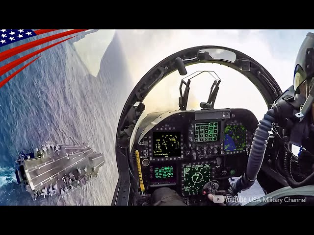 Top Gun Fighter Jet [F/A-18 Super Hornet] Impressive Cockpit View