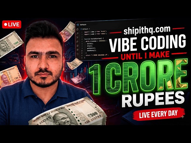 Day 23  - Vibe Coding an App in The Netherlands Until I Make 1,00,00,000 Rupees