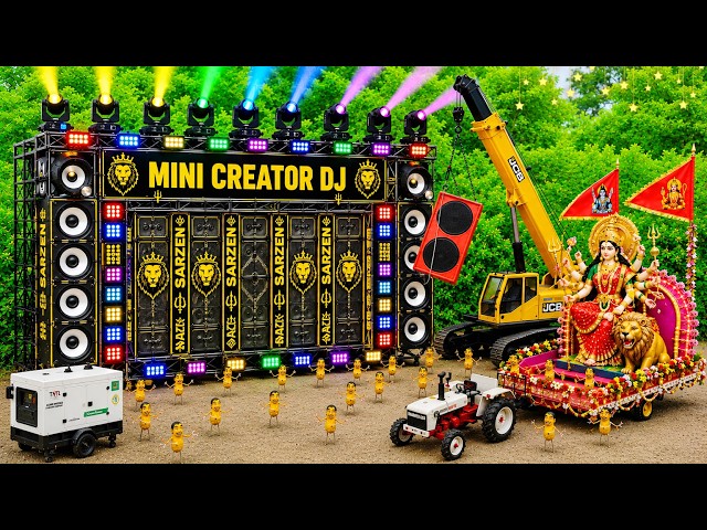 New Mini Dj Truck Setup |how to make mini dj setup with cardboard Making Dj setup at home | dj wala