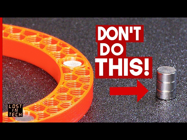 Magnets in 3D Prints: How to ruin your printer edition