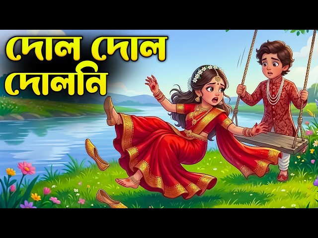 Dol Dol Doloni 🎵 | Dol Dol Doloni | Bengali Rhymes For Children | Shishu Vubon