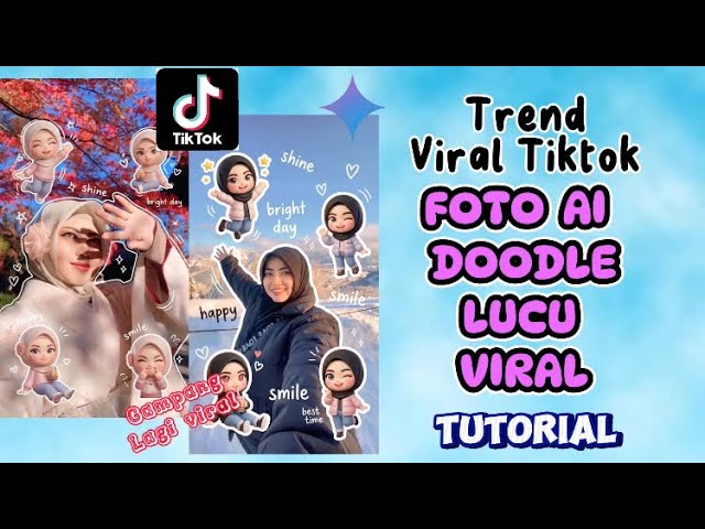 HOW TO MAKE VIRAL CUTE AI DOODLE PHOTOS ON TIKTOK | GEMINI AI TUTORIAL