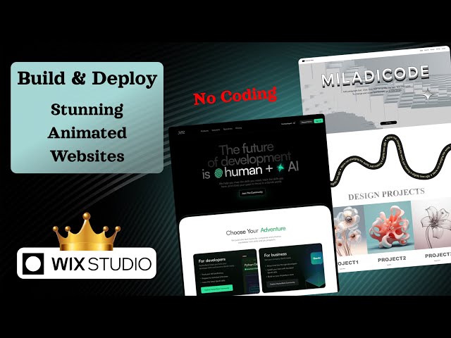 Best Website Builders for Graphic Designers | Wix Studio🔥