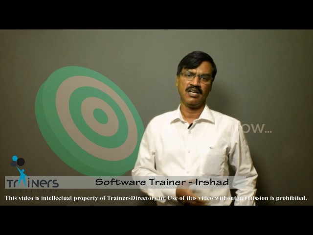 Software Trainer - Irshad @ TD