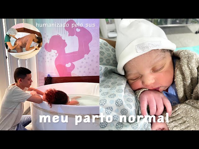 VLOG OF MY HUMANIZED NATURAL BIRTH AT THE PUBLIC HEALTH SYSTEM (SUS) + first days at the hospital...